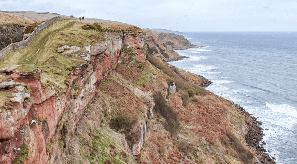 Cliffs on Berwickshire coastal path