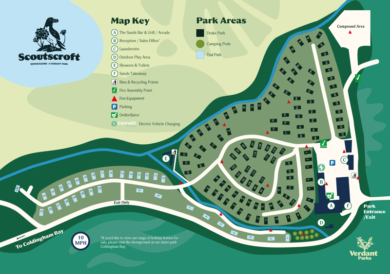 Scoutscroft Park Map