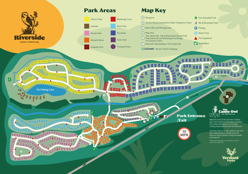 Riverside Park Map