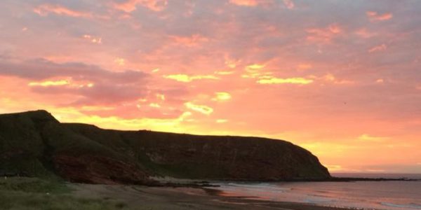 Sunset at Pease Bay
