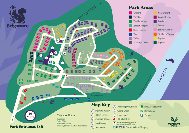Erigmore Park Map