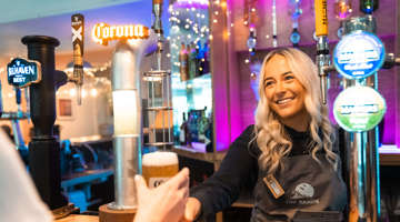 Bar team at Scoutscroft